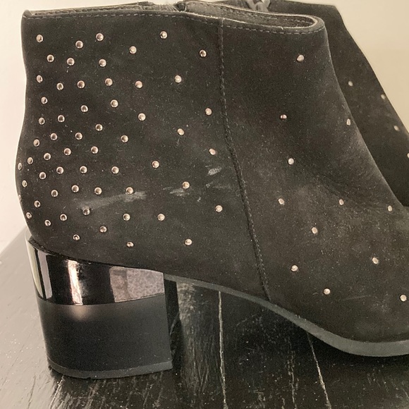 Camper Twins Black Ankle Boots Metallic Stud Detail - Picture 10 of 13